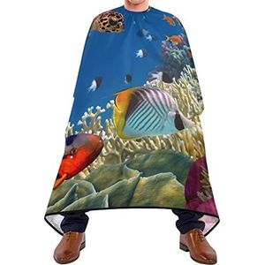 Kam Cape Zeeschildpad Haar Styling Cape Antistatische Salon Cape Ademend Salon Cape Voor Volwassenen Haarontwerp Haarstyling 140 x 170 cm