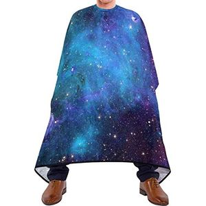 Kappers Jurk Galaxy Sterren Styling Capes Lichtgewicht Kapper Cape Waterdichte Salon Jurken Voor Haar Verven Kapsel Kids 140X170Cm