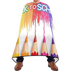 Salon Cape Terug naar School Barber Cape Ademend Kam Cape Wasbaar Kappers Snijden Cape Voor Salon Haarsnit Volwassenen Haarontwerp 140 x 170 cm