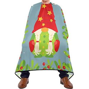 Haircut Barber Cape Kerstkabouter Kapje Waterdicht Uitkammen Cape Verstelbare Barber Cape Voor Haar Styling Haarontwerp Kinderen 140 x 170 cm