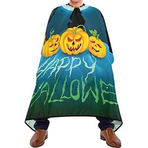 Kapperscape Haar Pompoen Halloween Nacht Haar Styling Cape Antistatische Kapsalon Cape Waterdichte Kappers Snijden Cape Voor Hair Ontwerp Haar Styling Salon Haarsnit 140 x 170 cm