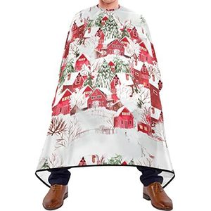 Snijden Jurken Kerst Grappige Winter Kapper Jurk Cape Waterdicht Kapsel Salon Cape Verstelbare Elastische Sluiting Kappers Jurk Voor Haar Snijden Salon Kapsel 140X170Cm