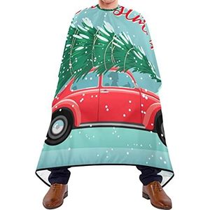 Kappersjurk Vrolijk Kerstfeest Haar Snijden Schort Lichtgewicht Haar Snijden Cape Gemakkelijk Schoon Salon Toga's Voor Barbershop Haar Snijden Volwassenen 140X170Cm