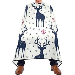 Kapmantel Salon Cape Rendier Sneeuwvlok Barber Cape Wasbaar Salon Cape Antistatische Kapperscape Voor Haar Ontwerp Kinderen Volwassenen 140 x 170 cm