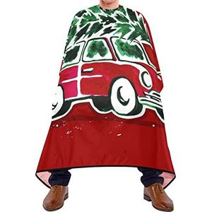 Kammen Cape Aquarel Vrolijk Kerstfeest Kapsel Salon Cape Waterdicht Haar Styling Cape Verstelbare Kapperscape Haar Voor Volwassenen Haarontwerp Salon Haarsnit 140 x 170 cm