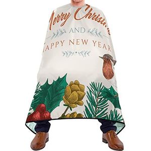 Scheren Bib Kerst Salon Jurken Waterdicht Kapsel Salon Cape Verstelbare Elastische Sluiting Haar Snijden Schort Voor Kapsel Schoonheidswinkels Haar Snijden 140X170Cm