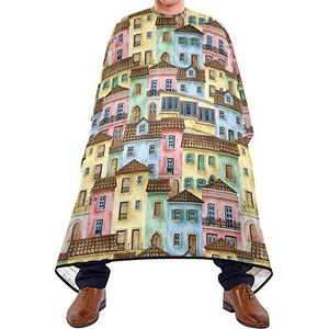 Styling Capes Kleurrijke Huis Vintage Kapper Cape Lichtgewicht Kapper Jurk Cape Waterdichte Kappers Jurk Voor Salon Kids Schoonheidswinkels 140X170Cm