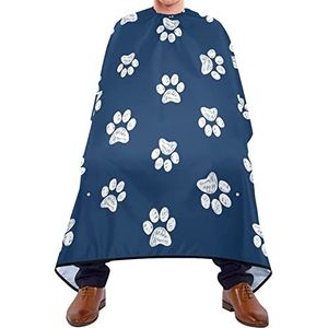 Kapperscape Haar Poot Op Marineblauw Hairdressing Cape Waterdichte Haircut Barber Cape Wasbare Kapmantel Voor Hair Design Salon Kapsel Haar Styling 140 x 170 cm