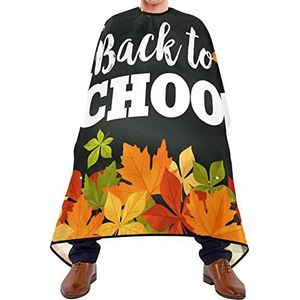 Kapsalon Cape Terug naar School Herfst Kapper Cape Waterdichte Haar Snijden Cape Verstelbare Elastische Sluiting Kappers Cape Voor Schoonheidswinkels Haar Knippen Volwassenen 140X170Cm