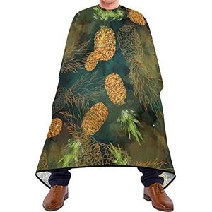 Kapper Cape Retro Stijl Ananas Snijjurk Gemakkelijk Schoon Salon Cape Lichtgewicht Kapsel Salon Cape Voor Kapsel Salon Kapperszaak 140X170Cm