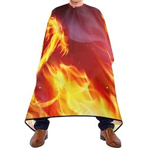 Kapperscape Haar Vuurdraak Hairdressing Cape Wasbaar Haar Styling Cape Antistatische Salon Cape Voor Salon Kapsel Volwassenen Haarontwerp 140 x 170 cm