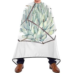 Kappers Jurk Vintage Vetplanten Kapper Jurk Cape Lichtgewicht Scheren Bib Waterdichte Baard Bib Voor Salon Kapperszaak Haar Verven 140X170Cm