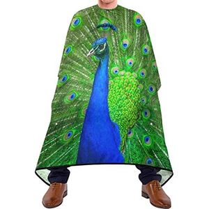 Kappers Jurk Pauw Veren Salon Cape Lichtgewicht Kapsel Salon Cape Gemakkelijk Schoon Kapper Cape Voor Kapperszaak Haar Verven Volwassenen 140X170Cm