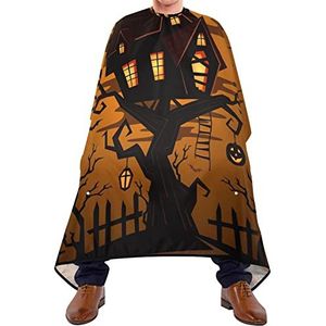 Hairdressing Cape Halloween-kasteel tondeuse cape antistatische kapper snijden cape ademend kapperscape haar voor salon kapsel kinderen volwassenen 140 x 170 cm