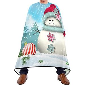 Haar Snijden Jurk Leuke Sneeuwpop Kapper Jurk Cape Lichtgewicht Kapsel Salon Cape Gemakkelijk Schoon Haar Snijden Cape Voor Schoonheidssalons Salon Haar Knippen 140X170Cm