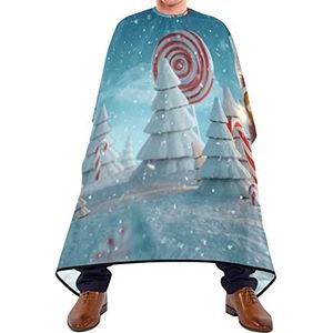 Scheren Bib Kerst Fairy Huis Kapper Cape Lichtgewicht Styling Capes Gemakkelijk Schoon Snijden Jurk Voor Kapsel Salon Haar Snijden 140X170Cm