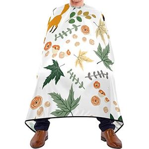 Kapsel Salon Cape Vos Herfst Uitkammen Cape Waterdichte Kapsel Antistatische Barber Cape Voor Salon Kapsel Hair Design Haarstyling 140 x 170 cm