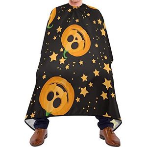 Kappers Schort Pompoen Halloween Styling Capes Waterdichte Kapper Cape Lichtgewicht Kapsalon Cape Voor Haar Snijden Schoonheidswinkels Kapperszaak 140 x 170 cm