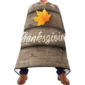 Kapper Cape Herfst Esdoorn Bladeren Snijjurken Lichtgewicht Salon Toga's Gemakkelijk Schoon Kapsel Salon Cape Voor Kapsel Kids Kapperszaak 140X170Cm