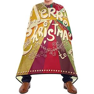 Kapmantel Salon Cape Kerstjaargang Salon Cape Wasbaar Salon Cape Verstelbare Haarstyling Cape Voor Salon Kapsel Volwassenen Kinderen 140 x 170 cm
