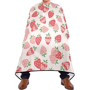 Kapper Cape Aardbei Salon Cape Waterdicht Kapsel Cape Lichtgewicht Salon Toga's Voor Kapperszaak Haar Snijden Schoonheidswinkels 140X170Cm