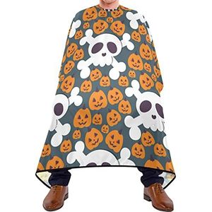 Kappers Snijden Cape Schedel Bot Halloween Haar Styling Cape Ademend Hairdressing Cape Wasbaar Kam Voor Haar Ontwerp Haar Styling Volwassenen 140 x 170 cm