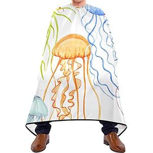 Haircut Barber Cape Kwallen Salon Cape Waterdichte Kapmantel Verstelbare Kapmantel Voor Haar Styling Salon Kapsel Kinderen 140 x 170 cm