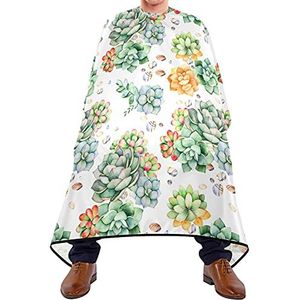 Kapperjurk Cape Cactus Salonjurken Waterdichte Kapper Cape Lichtgewicht Snijden Jurk Voor Volwassenen Schoonheidswinkels Salon 140 x 170 cm