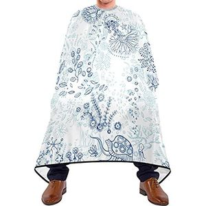 Kapper Cape Kwallen Styling Capes Gemakkelijk Schoon Salon Cape Lichtgewicht Baard Bib Voor Haar Snijden Kapperszaak Haar Verven 140X170Cm