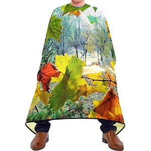 Kam Cape Bos Barber Cape Waterdichte Tondeuse Cape Ademend Salon Cape Voor Kinderen Haar Styling Salon Kapsel 140 x 170 cm