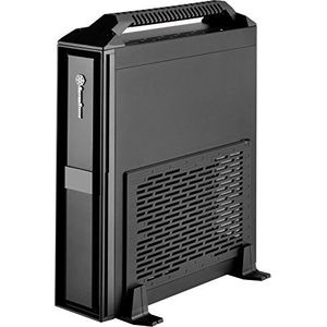 SilverStone SST-ML08B-H - Milo Mini-ITX smalle HTPC desktopbehuizing met handgreep, zwart