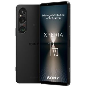 Sony Xperia 1 VI 5G 16,5 cm (6.5") Dual SIM Android 14 USB Type-C 12 GB 256 GB 5000 mAh Zwart