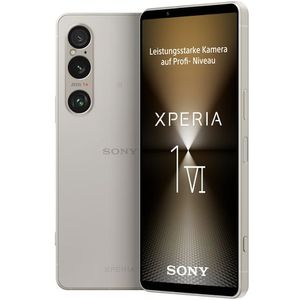 Sony Xperia 1 VI - 256GB - Platina Zilver - 5000mAh Batterij