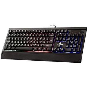 LYCANDER Gaming Keyboard Spain, bedraad Keyboard - 19 anti-ghosting toetsen, 1,8 m kabel, regenboog achtergrondverlichting