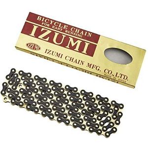 Izumi Track Jet Kette für Singlespeed - schwarz-gold