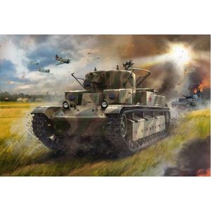 1:72 Zvezda 5064 Soviet Medium Tank T-28 Plastic Modelbouwpakket