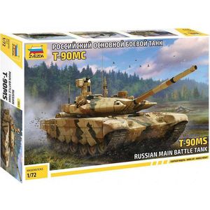 1:72 Zvezda 5065 T-90MS Tank Plastic Modelbouwpakket