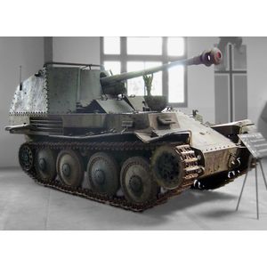 1:100 Zvezda 6282 German Tank Destroyer Marder III Plastic Modelbouwpakket