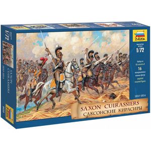 1:72 Zvezda 8035 Saxon Cuirassiers - Napoleonic Wars 1810-1814 Plastic Modelbouwpakket