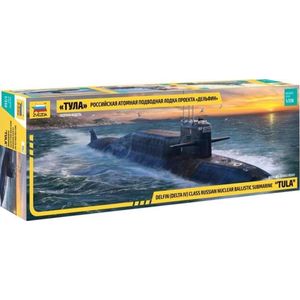 1:350 Zvezda 9062 Delfin (Delta IV) Class Russian nuclear ballistic submarine ""TULA"" Plastic Modelbouwpakket