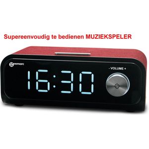 GEEMARC VisoTempo 200 MUZIEKSPELER met klok - supersimpel te bedienen - ook zeer geschikt voor DEMENTERENDEN