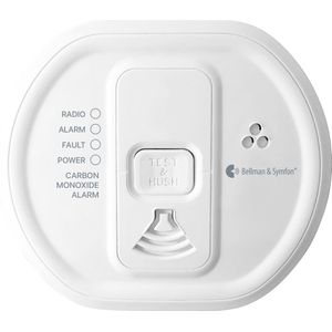 BELLMAN Koolmonoxide (CO) alarmmelder / zender voor koppeling met Bellman Visit draadloos signaleringssysteem - BE1555 95061