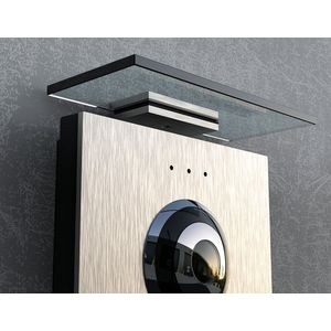 M-E RC3 AFDAKJES / BESCHERMDAKJES voor DEURINTERCOMS en DEURBELLEN - 160mm