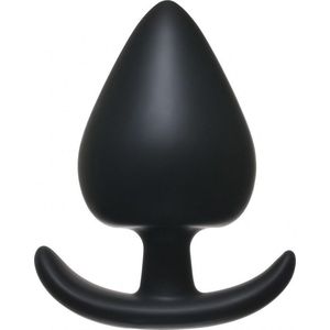 Lola Toys - BackDoor Black Edition - Perfect Fit Plug - Dikke grote buttplug met handgreep - Anaalplug - S - 7.4cm x 3.9cm - Zwart
