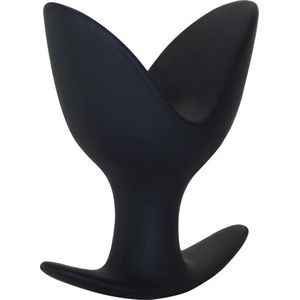Lola Toys - BackDoor Black Edition - Large Petals Anal Extender - Buttplug om anus op te rekken - Anaalplug - L - Diameter 5cm tot 9,5cm - Lengte 12,5cm