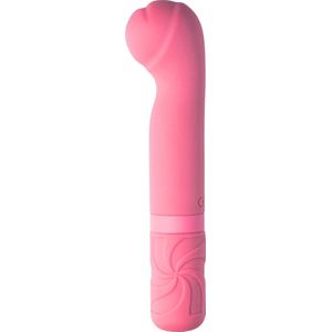 USB Oplaadbaar - Mini vibrator - 100% Silicone - 10 Functies - Universe - Rocky’s Fairy Mallet - Roze