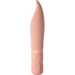 USB Oplaadbaar - Mini vibrator - 100% Silicone - 10 Functies - Universe - BonBon’s Powerful Spear - Beige