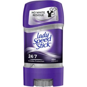 Lady Speed Stick Invisible Protection Deodorant Stick Gel 24/7 Zweetbescherming - Anti Witte Strepen - 48 Uur Effectief tegen Transpiratie - 1 x 65 g - Deodorant Vrouw