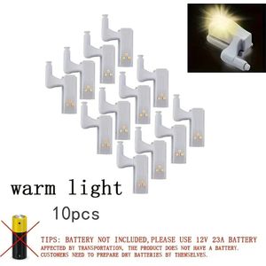 10 led led bewegingssensor kast lichtbalk draadloos batterij - usb aangedreven warm - wit verlichting voor garderobe kasten kast trap lade veranda - light color- white - online kopen? | Korting tot 57