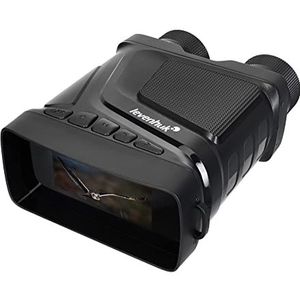Levenhuk Atom Digital DNB200 Lightweight Handheld Day and Night Vision Binoculars with Photo and Video Recorder